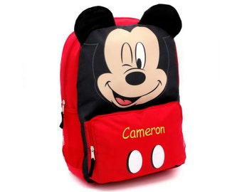 Personalized Mickey Mouse Character Backpack - 16 Inch