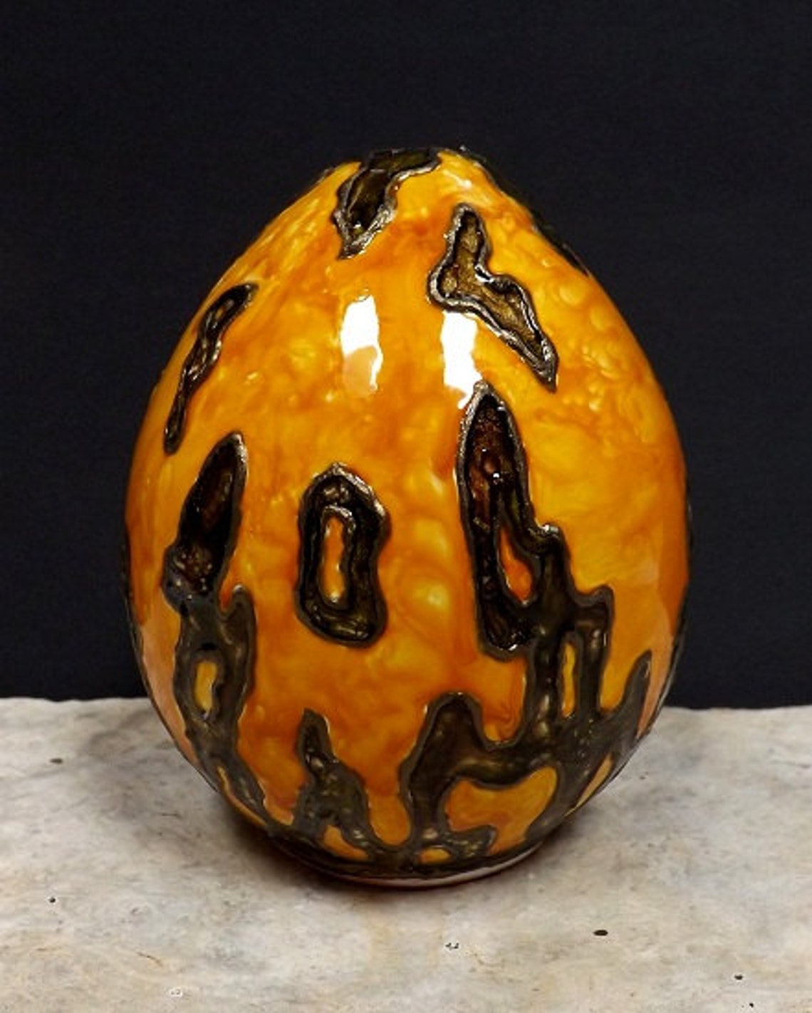 Dragon Egg Lava Dragon ceramic egg Etsy
