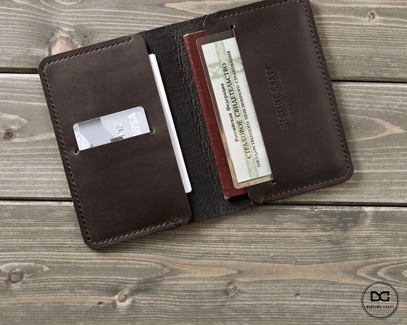 Leather passport cover passport case personalized cover Etsy