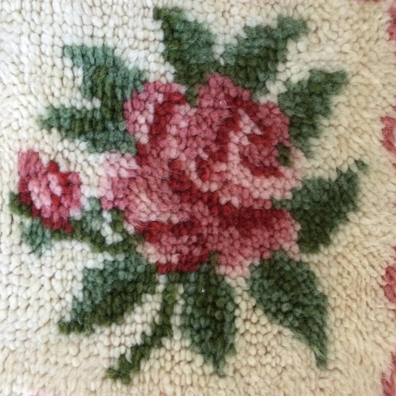 Rug With Roses - Etsy