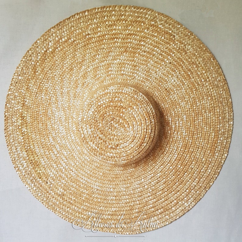 Bergère En Paille XVIIIe Siècle 18th Century straw Hat image 4