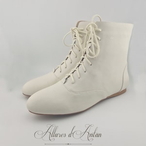 IENA - MARFIL - Zapatos del siglo XIX - Zapatos de la época de la Regencia - Zapatos del Imperio