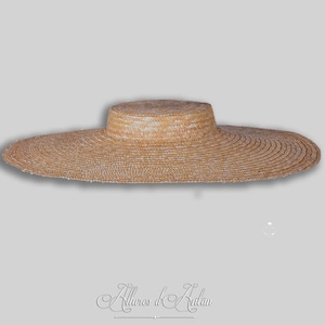 Shepherdess in Straw - read the description - 18th Century - 18th Century straw Hat