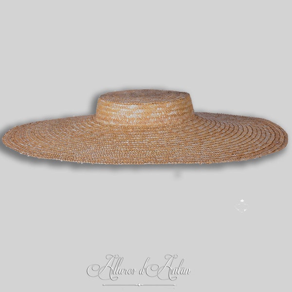 Bergère En Paille - XVIIIe Siècle - 18th Century straw Hat