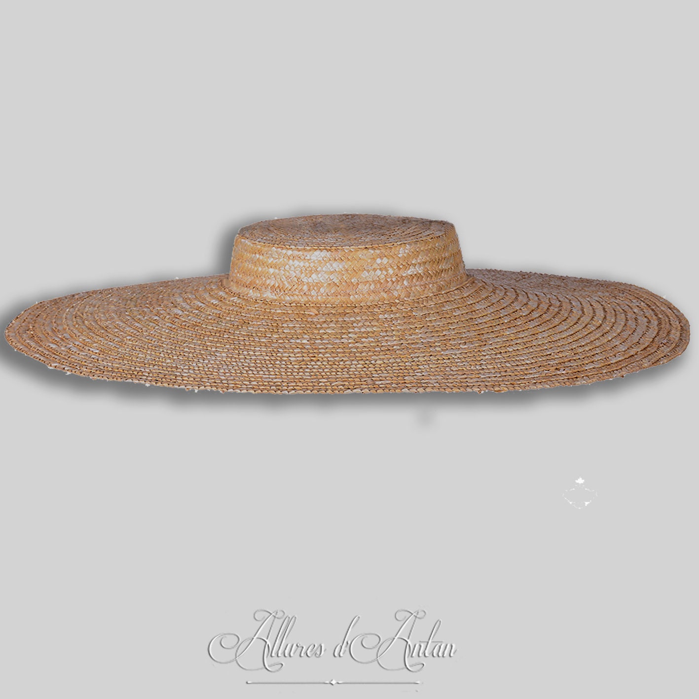 Straw Shepherdess - read the description - 18th Century - 18th Century straw Hat