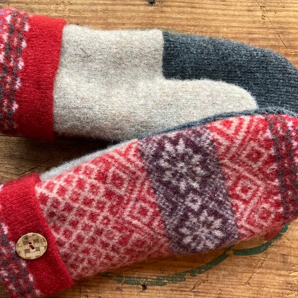 Mittens en laine pour femmes