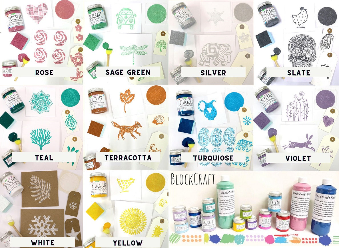 Block Craft Fabric Paint 100ML Etsy
