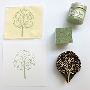 Indian Wooden Printing Block - Indian Tree - Etsy