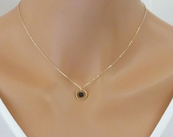 Lava Diffuser necklace, Karma necklace, Lava Stone Necklace, Oil Diffuser Necklace, Aromatherapy jewelry, Essential Oil Lava rock necklace