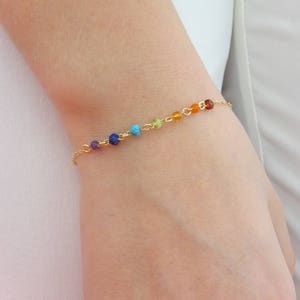 Custom chakra bracelet top