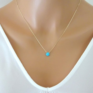 Turquoise Necklace, December Birthstone