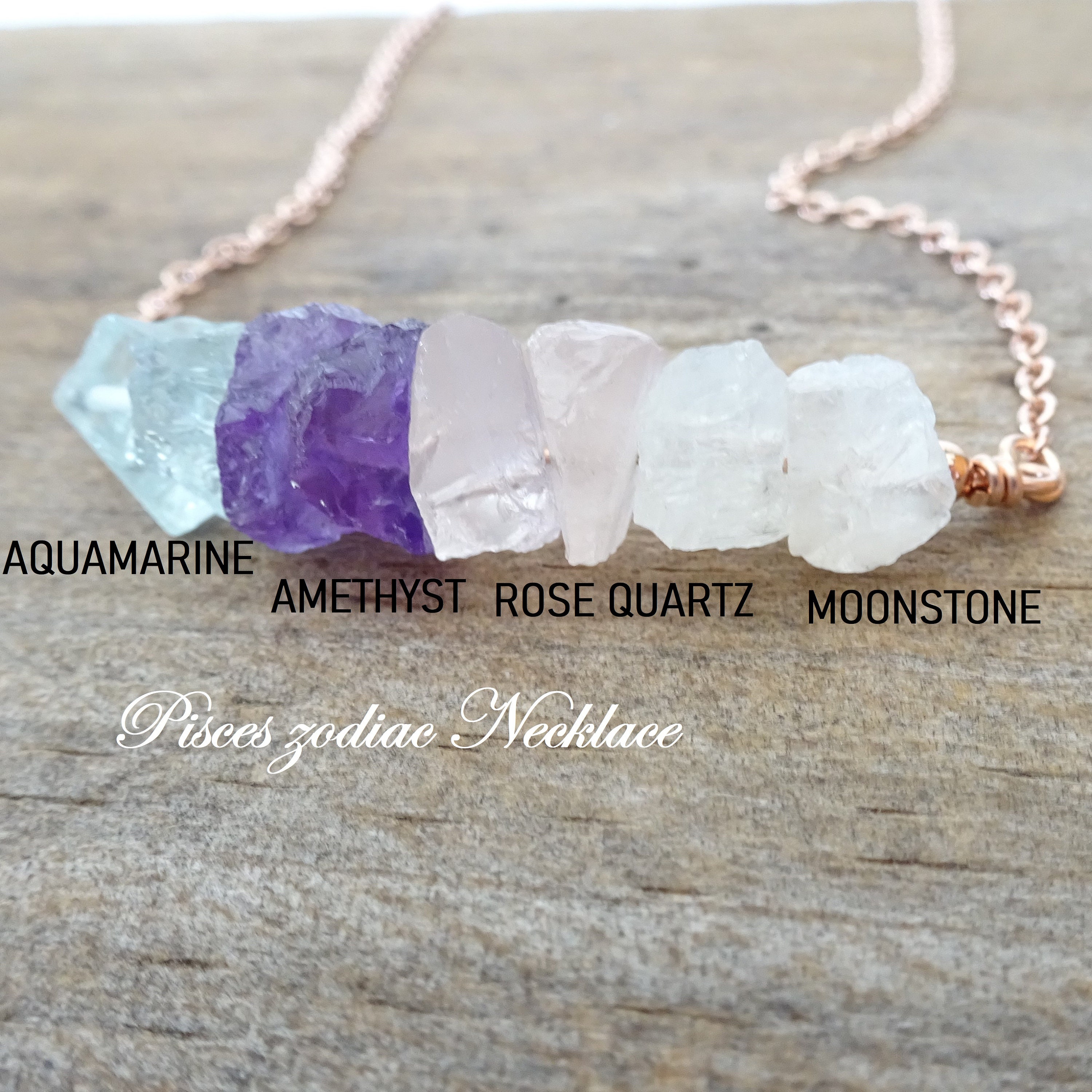 Aquamarine and hotsell amethyst necklace