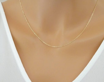 ONE Dainty Cable Chain Necklace, Replacement Necklace