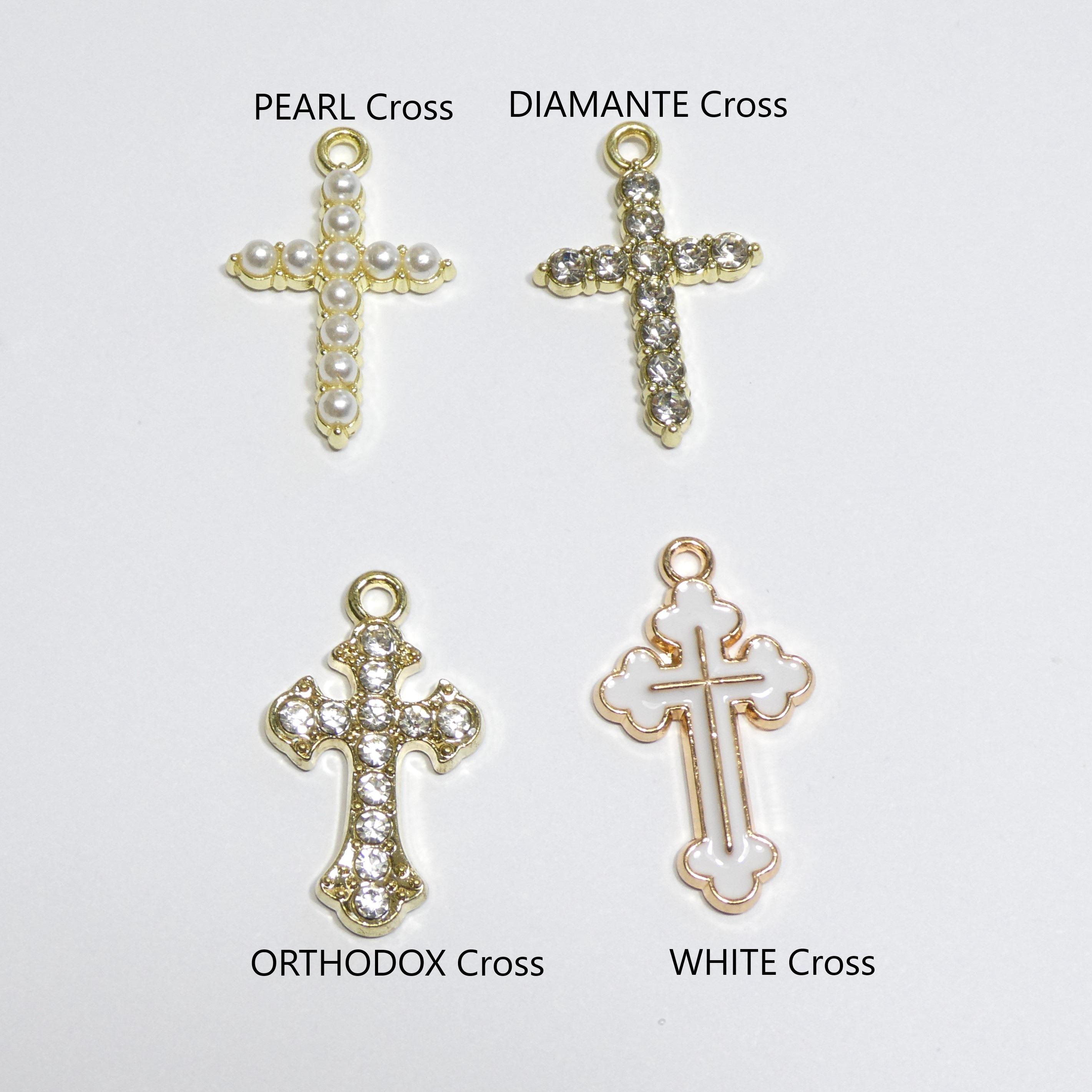 Personalized Virgin Mary Baptism Pin: Gold Cross, Initial Brooch