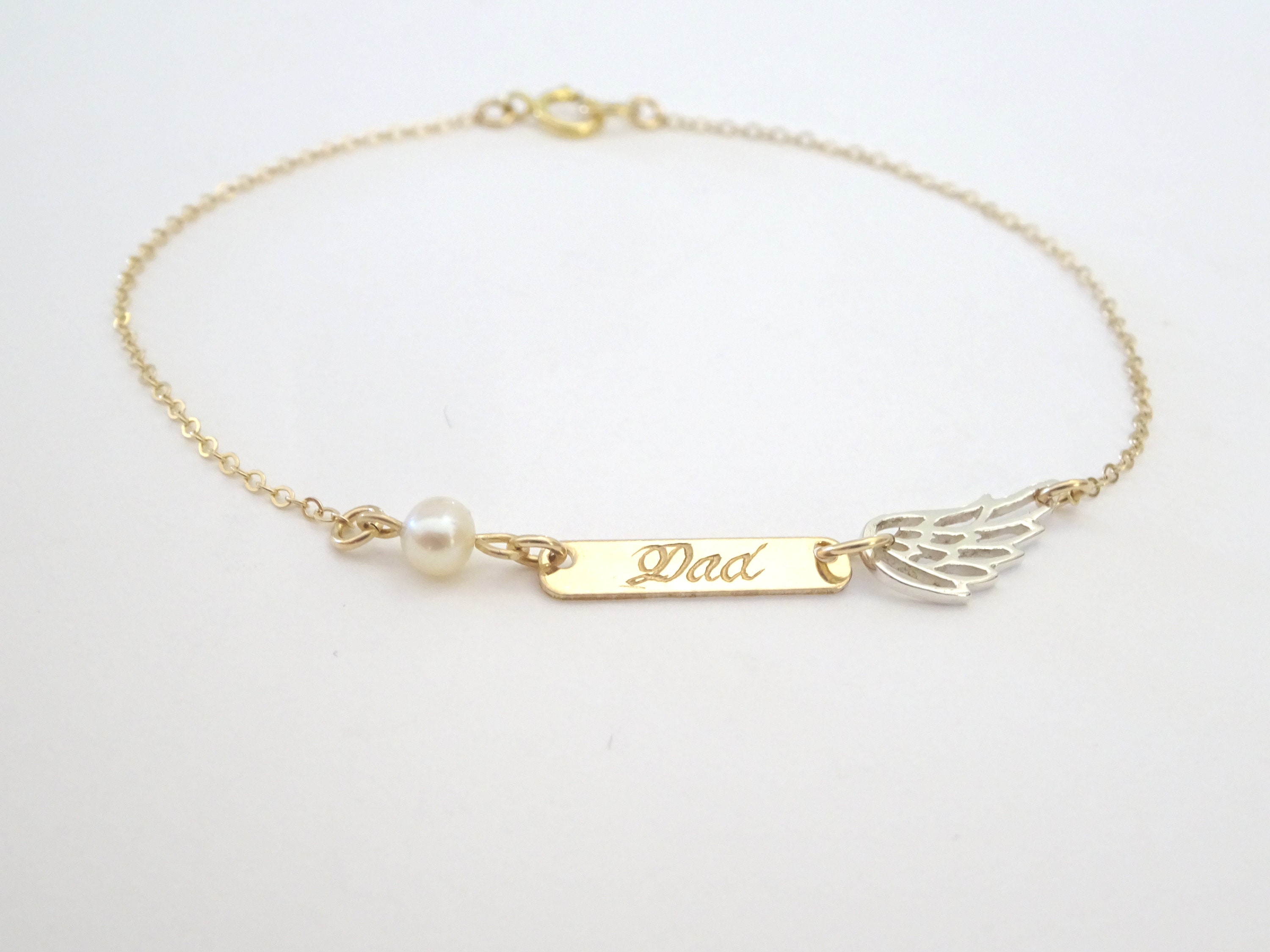 dad memorial bracelet