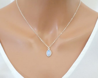 Opalite Necklace, October Birthstone Necklace