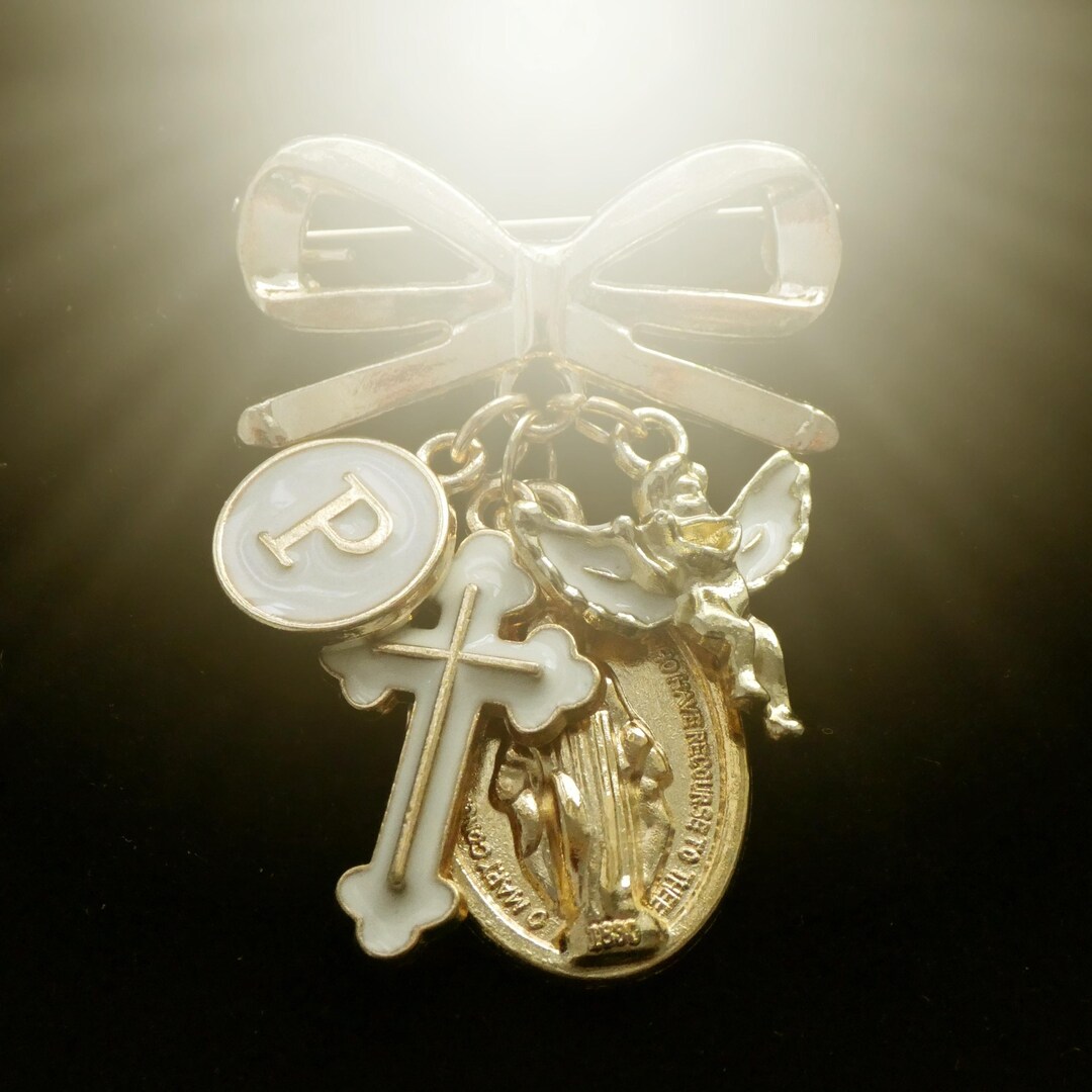 Baptism Pin Custom Personalized Guardian Angel Protection, Keepsake ...