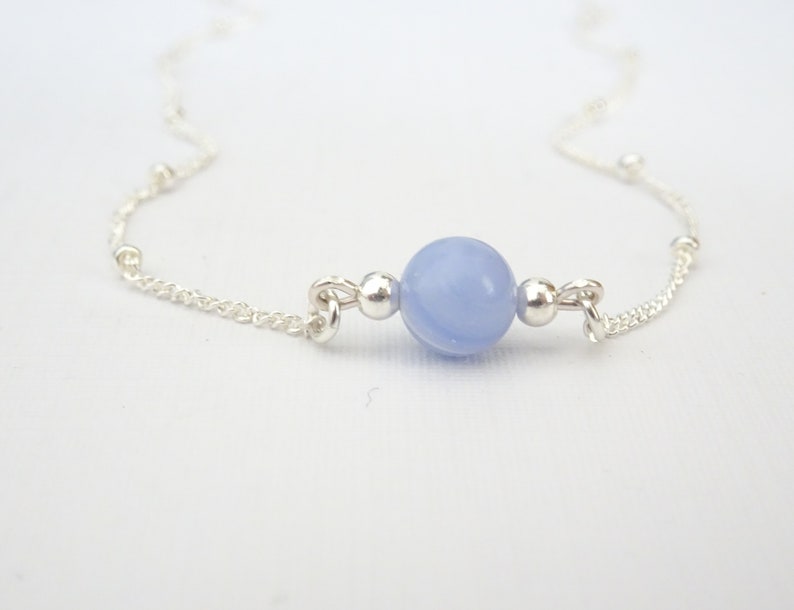 Bluelace Agate Necklace