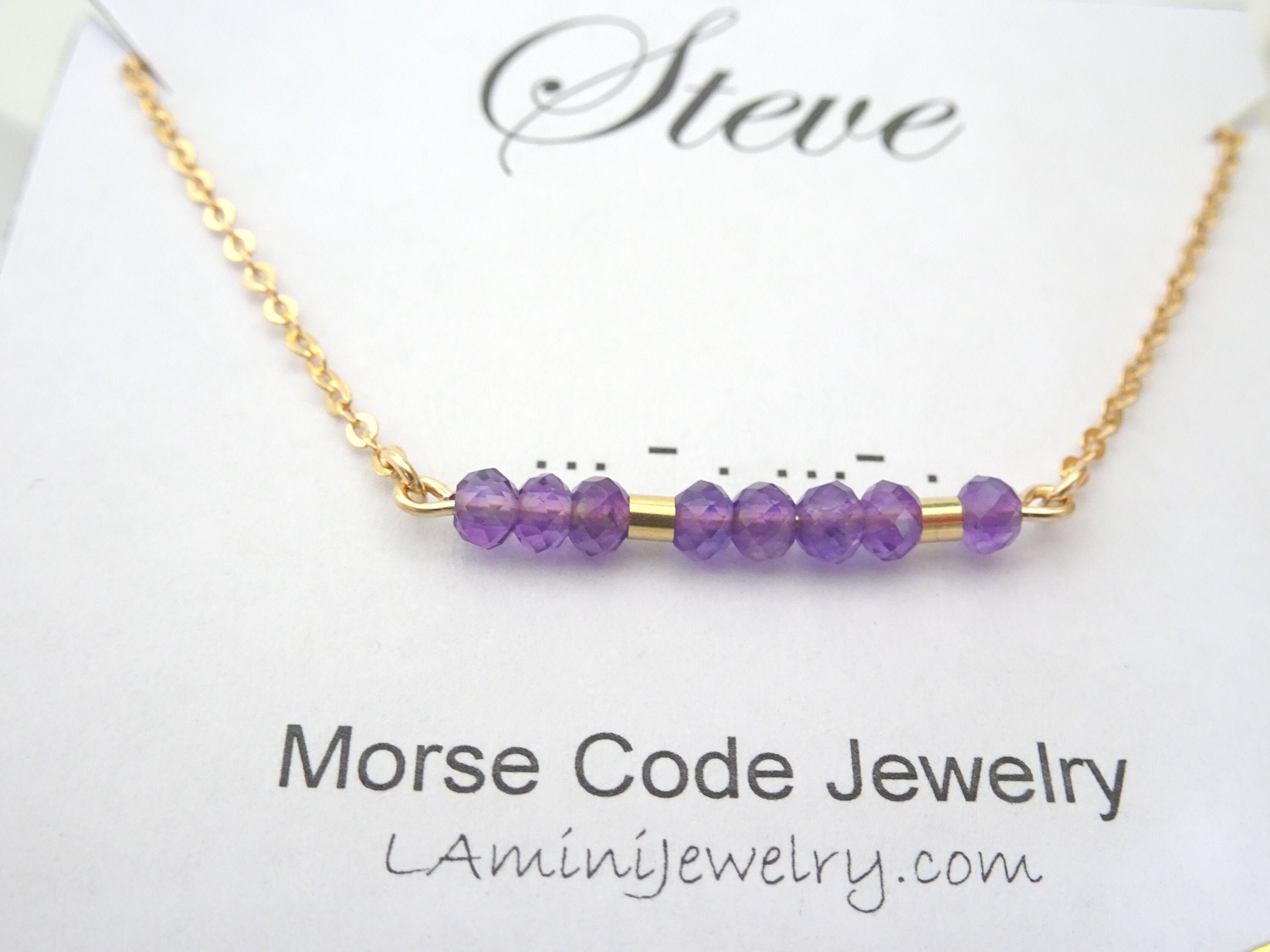 Gift for her Custom Morse Code bracelet Custom made jewellery Secret message jewellery Unisex jewellery Gift for him Delicate bracelet