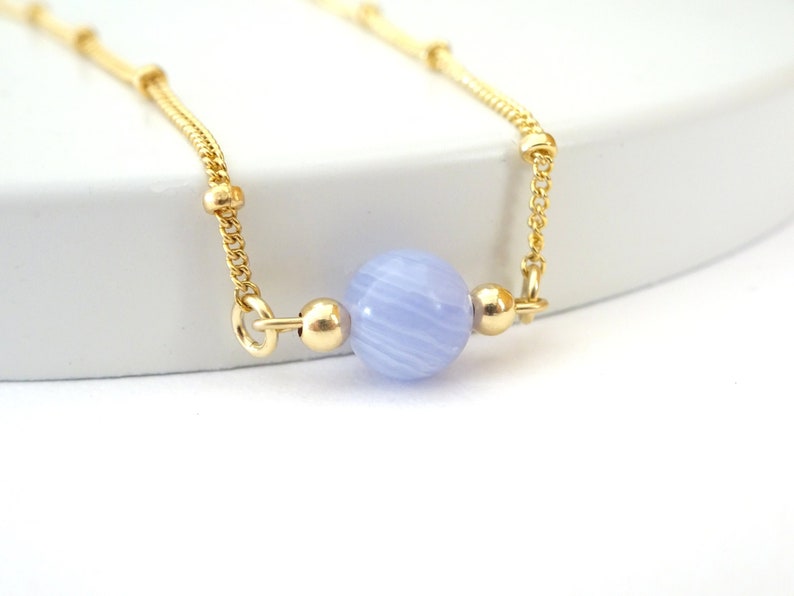 Bluelace Agate Necklace