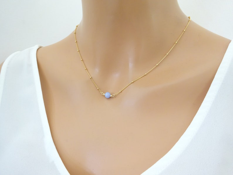 Bluelace Agate Necklace