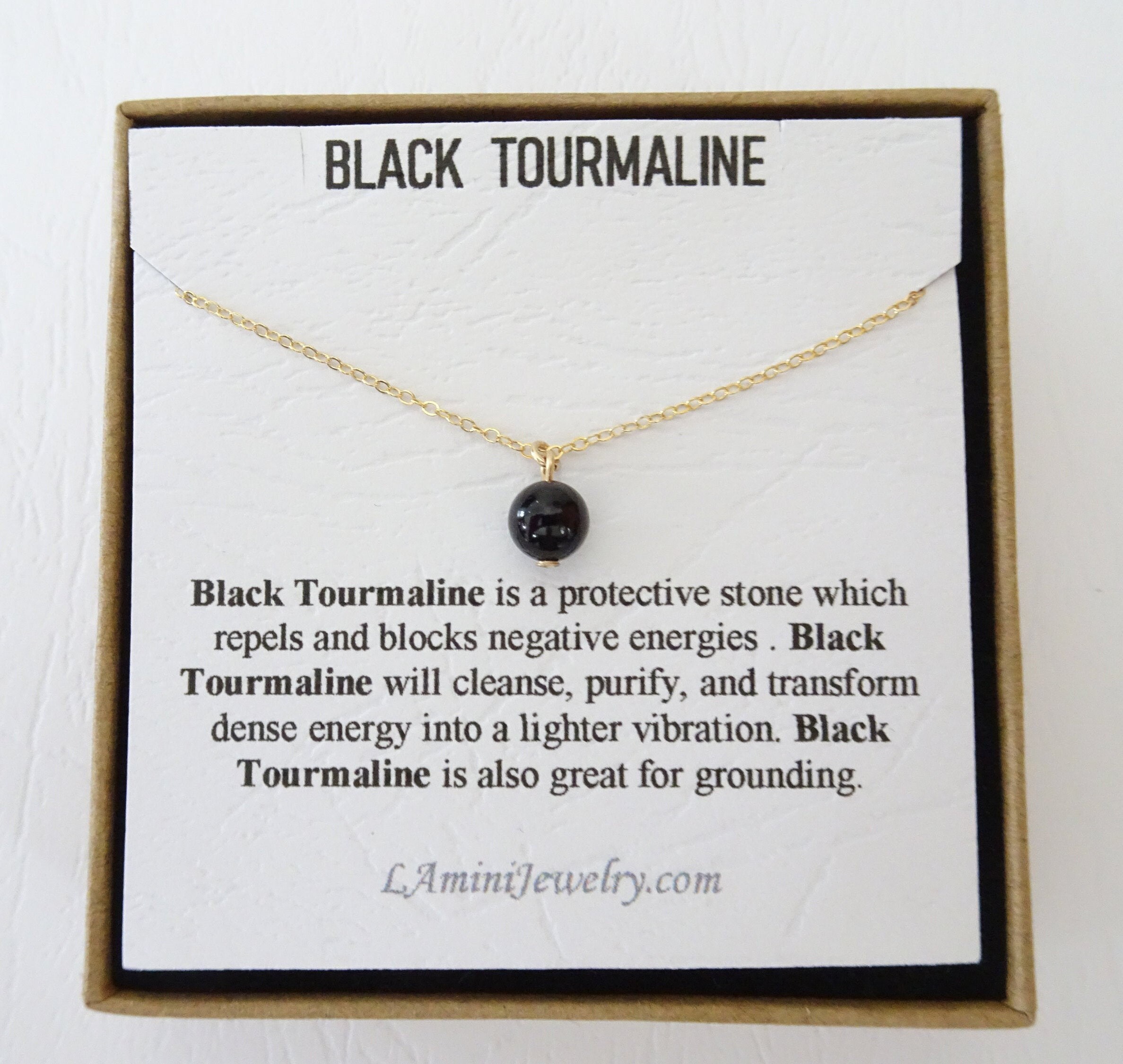 protection crystal necklace