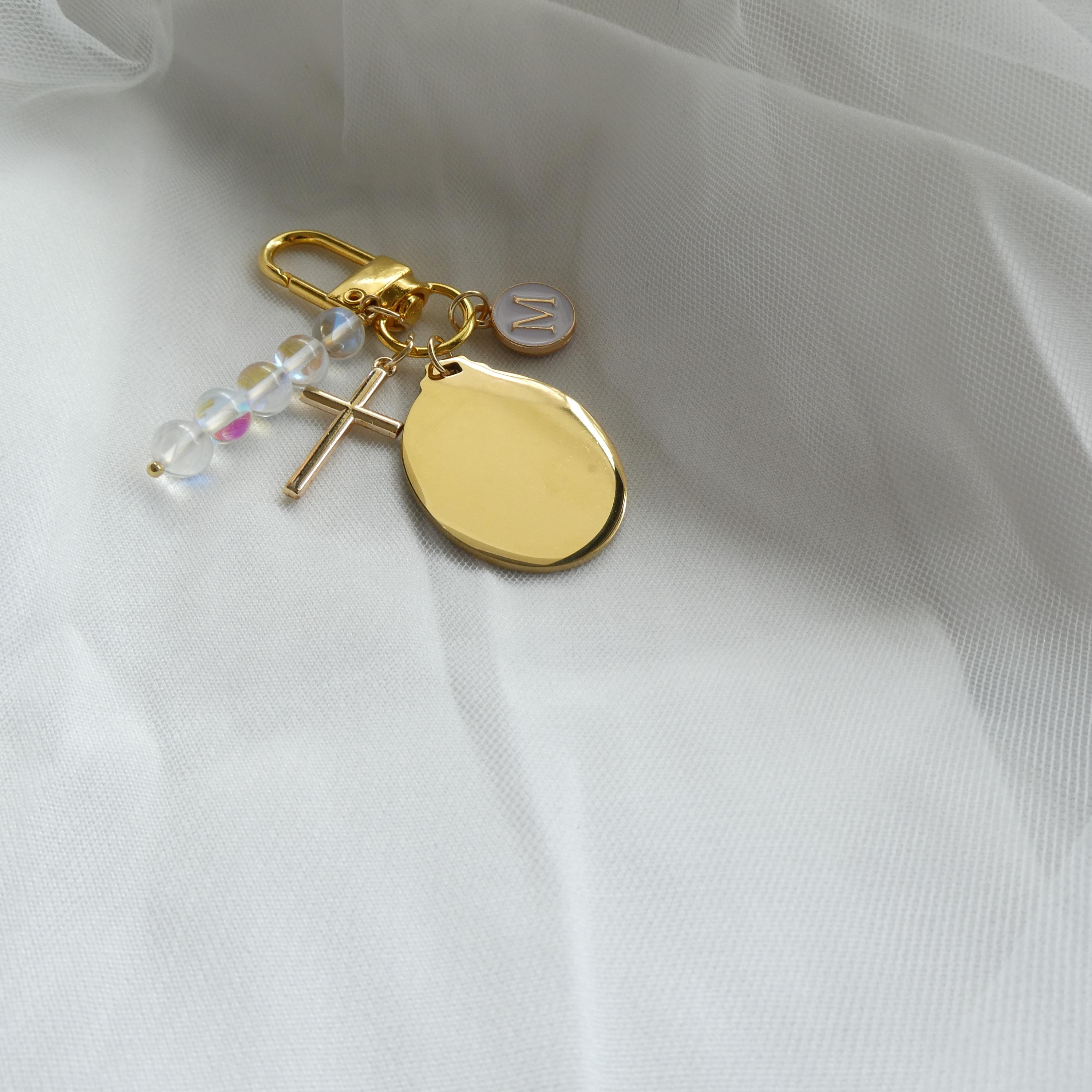 Sacred Key Chain Sacred Heart of Jesus Keychain Personalized Catholic Gift Her ...