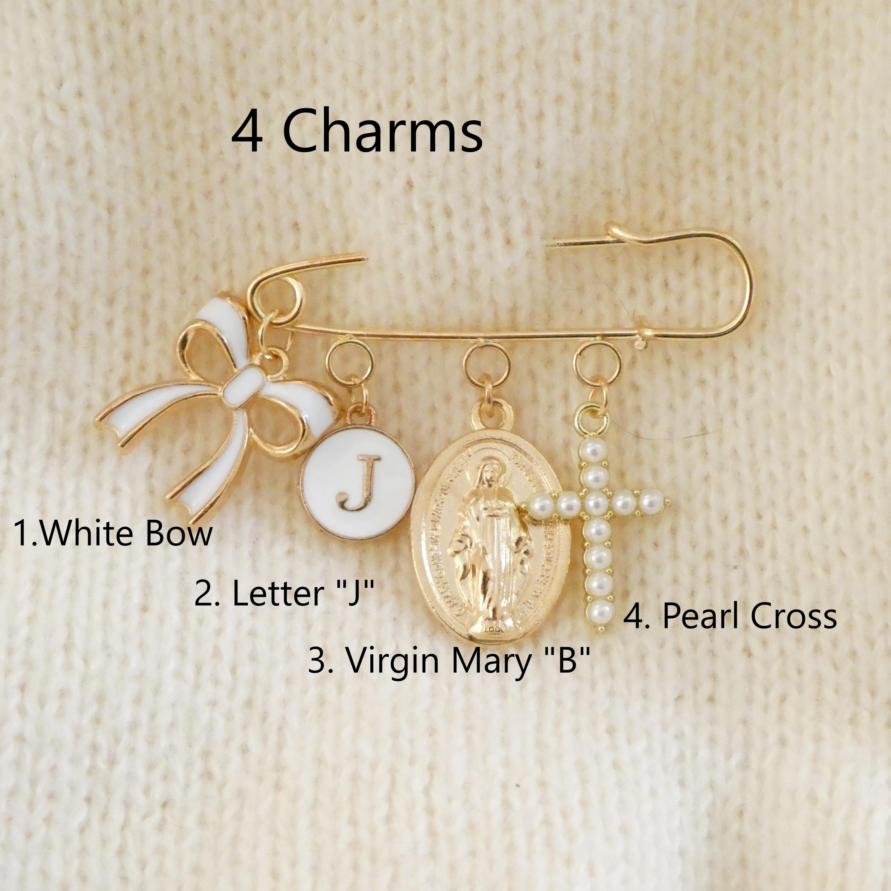 Personalized Baptism Pin: Baby Boy Keepsake Safety Brooch Girl - Etsy