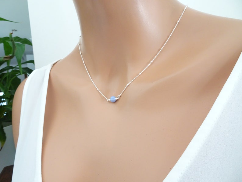 Bluelace Agate Necklace