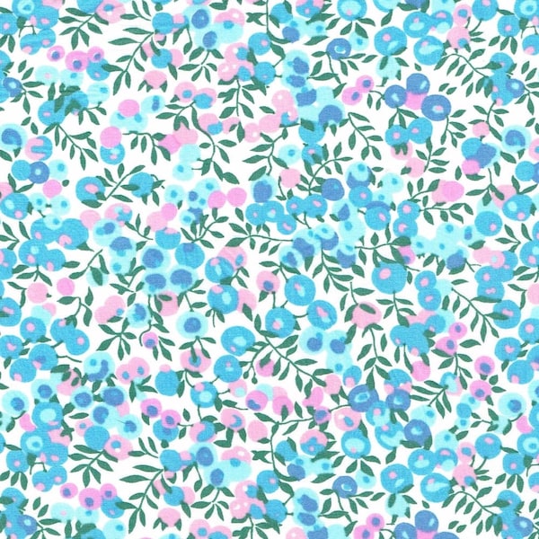 Liberty Of London Fabrics - Wiltshire Bermuda - Tana Lawn Cotton - Liberty of London - Blue - Quilt Fabric