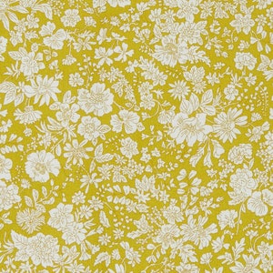Liberty of London Quilting Fabric - Emily Belle Lime - Green - Fabric by the Yard