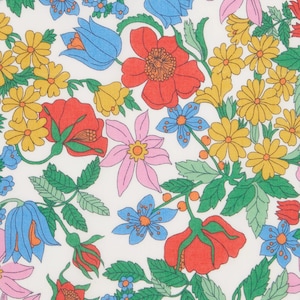NEU** Liberty Fabrics - Clarabell (A) Tana Lawn™ Baumwollstoff - Liberty of London - Multi Bright