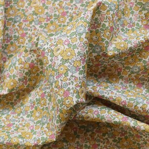 Liberty of London Personalized Short Sleeve Onesie - Betsy Ann Yellow main image 1