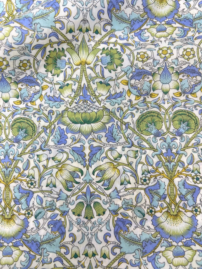 Liberty Fabrics - Lodden G Tana Lawn Cotton Liberty of London - Blue ...