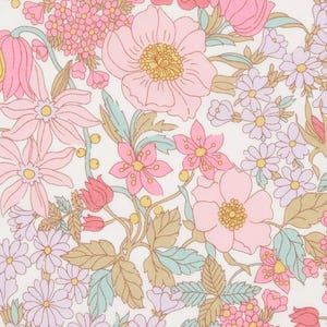 NEU** Liberty Fabrics - Clarabell (C) Tana Lawn™ Baumwollstoff - Liberty of London - Pink - Lila - Blau