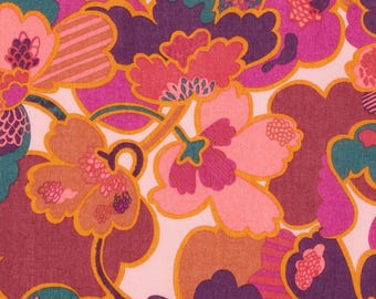 NEW** Liberty Fabrics - Prospect Flower (A) Tana Lawn™ Cotton Fabric - Liberty of London - Pink/Red