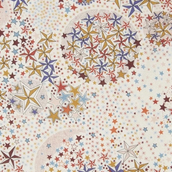 Liberty of London - Adelajda Fabric - Tana Lawn Cotton Fabric - Multi Neutral - Quilt Fabric - Star