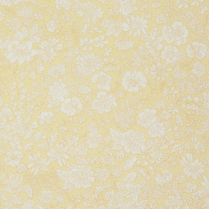 Liberty of London Quilting Fabric - Emily Belle Magnolia - Yellow Fabric by the Yard