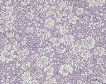 Liberty of London Quilting Fabric - Emily Belle Mauve - Purple Fabric by the Yard