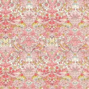 Liberty Fabrics - Strawberry Thief Spring - Tana Lawn™ Cotton - Liberty of London - Pink - Discontinued !!