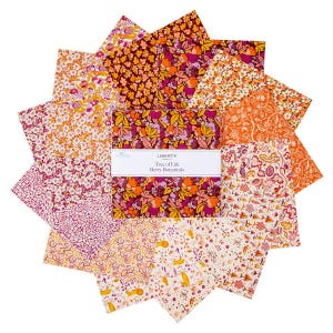 Liberty Tree of Life Berry Botanicals 10” Stacker – 42 Precut Squares – Liberty of London Quilting Cotton – Layer Cake – Riley Blake
