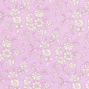 Liberty Fabrics - Capel AA Tana Lawn Fabric - Liberty of London - Purple - Floral Fabric