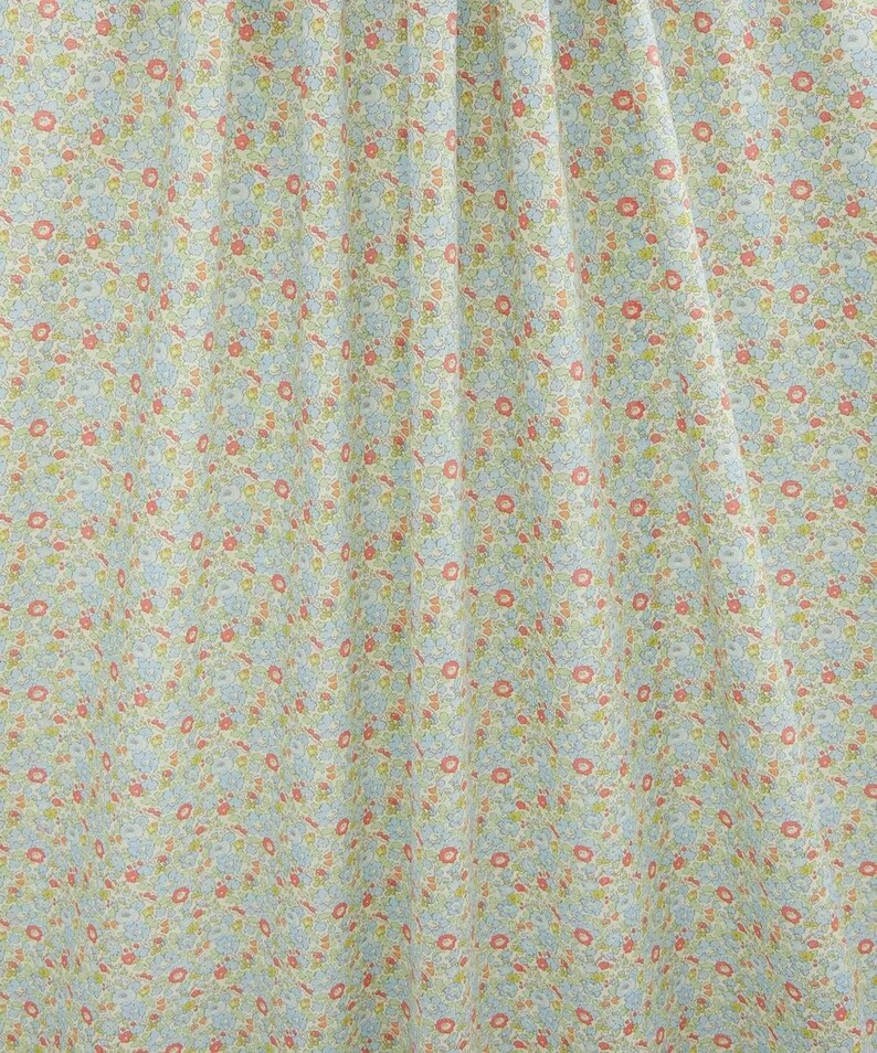 Liberty Fabrics Betsy Ann C Tana Lawn Cotton Liberty of London Blue - Etsy