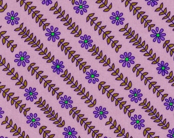 Petit Pan Daya Rosewood - French Designer Fabric - 100% Cotton - Sold by the Half Yard