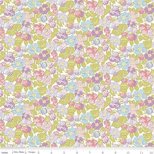 Liberty of London Quilting Stoff - Postkarte aus den Highlands Raspberry Forage A - Stoff Meterware