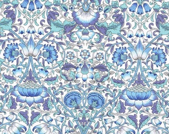 Liberty Fabrics - Lodden E Tana Lawn Cotton Liberty of London - Blue - Liberty of London - Cotton Fabric