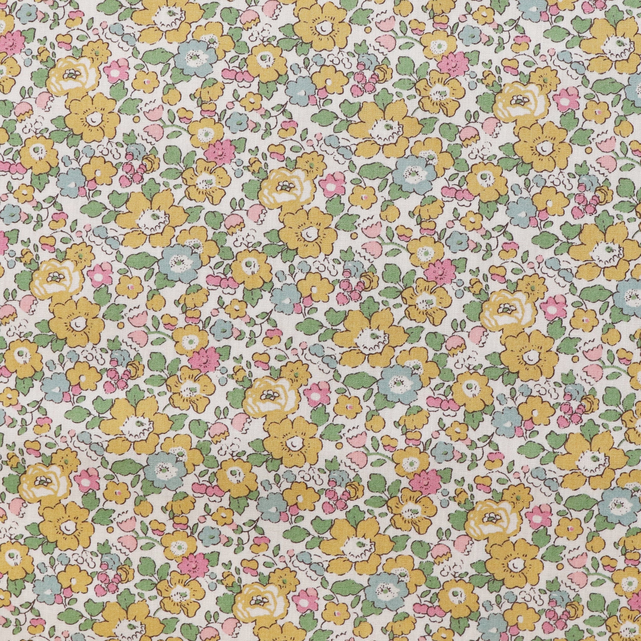 Liberty Fabrics Betsy Ann Tana Lawn Cotton Liberty of London Yellow - Etsy
