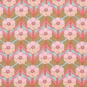 NEW** Liberty Fabrics - Chevron Tana Lawn™ Cotton - The Curated Floral Collection - Floral Fabric - Pink