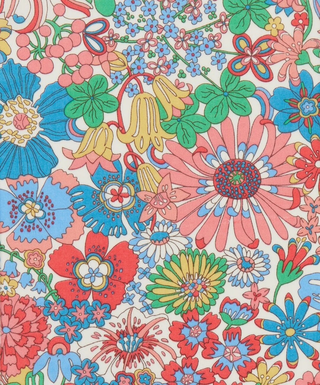Liberty Fabrics - Rainbow Garden A Tana Lawn Cotton Liberty of London ...