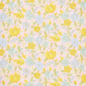 NEW** Liberty Fabrics - Floral Ovation Tana Lawn™ Cotton Fabric - Liberty of London - Pink / Yellow